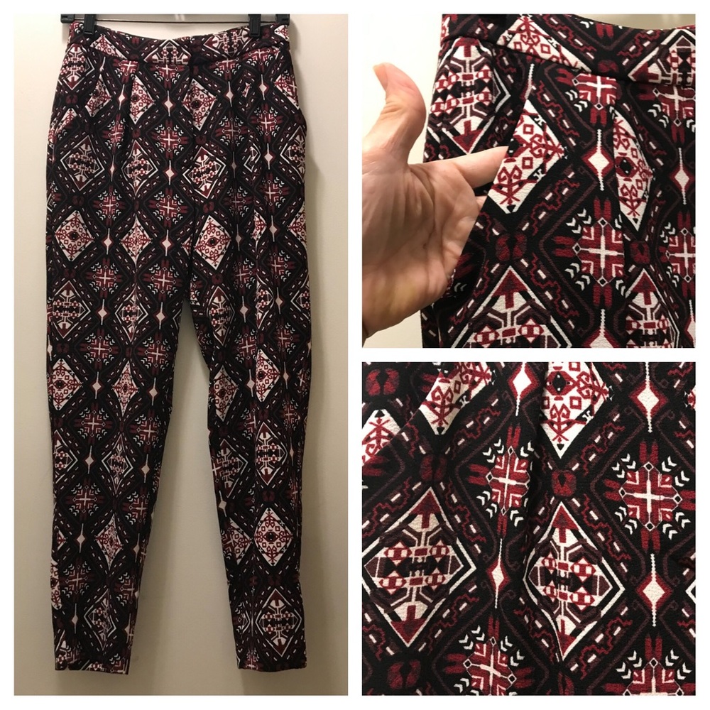 H&M High Waisted Dress Pants w/pockets. Size 6